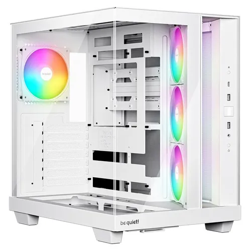 be quiet! Light Base 500 LX White PC-Gehäuse mit ARGB-Beleuchtung
