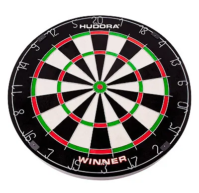 Bristle Dartboard Winner mit 6 Pfeilen Dartscheibe Dart Scheibe Set Dart-Set