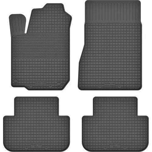 Gummimatten Fußmatten 1.5 cm Rand passt für PEUGEOT 407 (2004-2011) 4-teile -Set