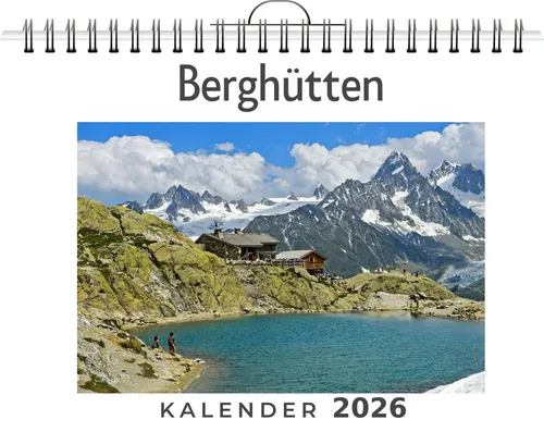 Emma Herrmann | Berghütten | Kalender | Deutsch | 2026 | FlipFlop