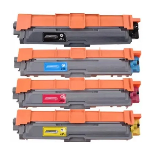 Kompatibles Tonerkartuschen Set für Brother TN-241 und TN-245 - Hochwertiges Tonerkartuschen Set für Brother Drucker, inkl. schwarz, cyan, magenta und gelb. Ideal für gestochen scharfe Druckergebnisse und hohe Seitenleistungen. Zertifizierte Qualität für zuverlässigen Einsatz.