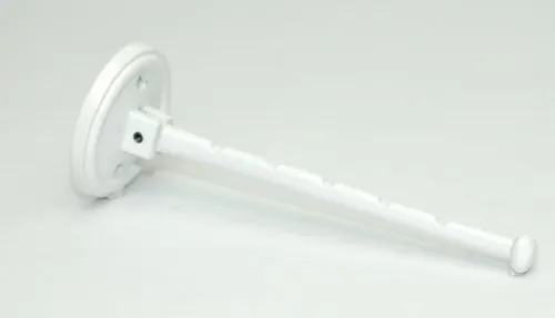 Haken Klapphaken Kleiderlüfter Aluminium weiss Länge 215mm Durchmesser 75mm