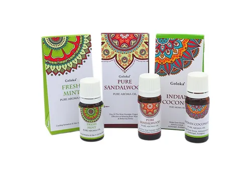 LAVISA Duftöl von Goloka, Naturdüfte für Aromatherapie, Diffusor, Duftlampe, Duftöl ätherisches Öl Nag champa Aroma esoterik geschenk goloka