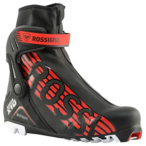 Rossignol X-10 Skate Langlaufschuhe - 44 - Skischuhe mit reaktionsstarkem Fahrgefühl, wärmeisoliert und wind- sowie feuchtigkeitsgeschützt – ideal für wettkampforientierte Sportler.