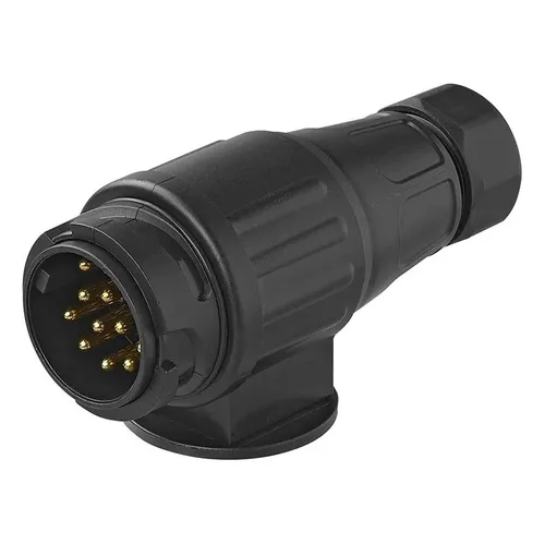 KFZ Stecker 13-polig PVC für den Anhänger Anhängerstecker Kunststoff - 343512