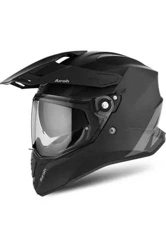 AIROH COMMANDER 2 COLOR BLACK MATT L - Motorradhelm mit ECE 22 06 Zulassung, ideal für Offroad-Abenteuer und bietet optimalen Schutz im schwarzen Matt-Design.