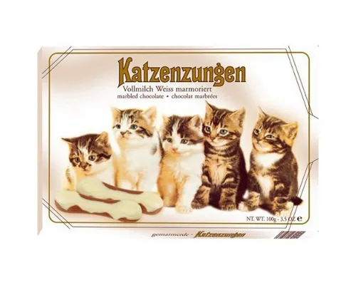 Sarotti Schokolade, Sarotti Katzenzungen Weiße und Vollmilchschokolade 100g 5er Pack