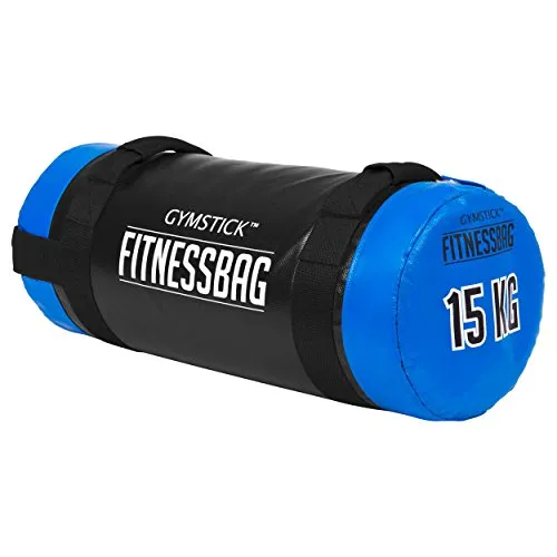 Fitnessbag blau 15 kg - Training & Workout - Sportmatte für in- und outdoor, bietet unterschiedliche Griffpositionen und ist durch Polsterung sicher und robust. Ideal für effektives Physio-Training!