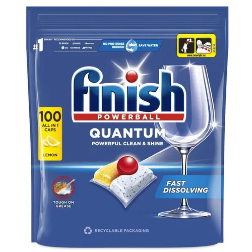 FINISH Quantum All-in-1 Kapseln 100 Zitrone. 006465