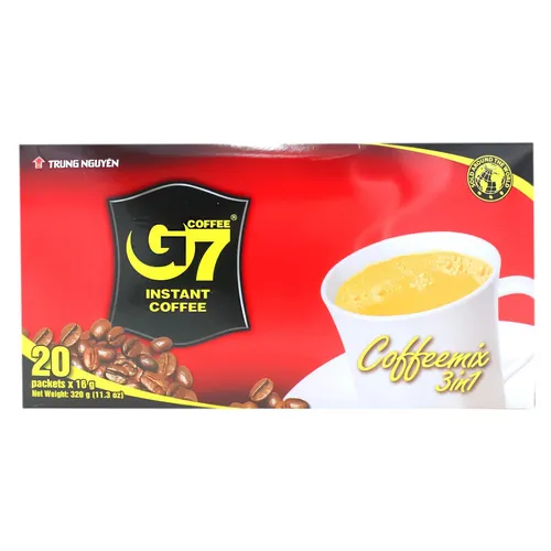 Trung Nguyen G7 Kaffee 3in1 Löslicher Bohnenkaffee Milchpulver und Zucker 320g