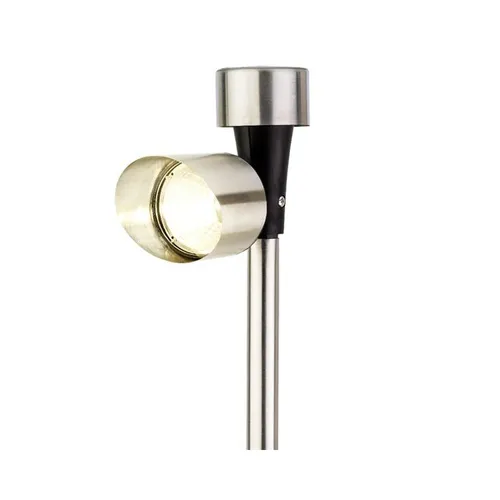 Lumineo LED Solar Spotlight Stahl Wegeleuchte Weg Leuchte mit Akku 894647