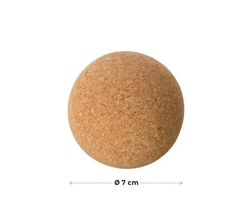 Kork-Deko.de Massageball Faszienball aus Presskork, Ø 70 mm – Massageball