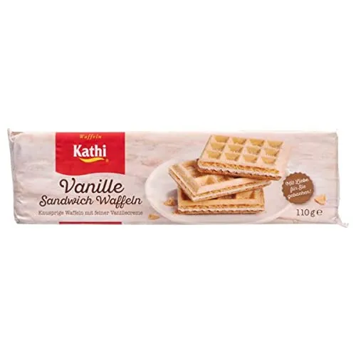 Kathi Sandwich Waffeln Vanille, 110 g von Kathi