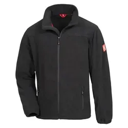 NITRAS® Fleecejacke MOTION TEX PLUS, schwarz 7040, Größe: 5XL - Arbeits- & Schutzkleidung, hochwertige Fleecejacke mit hervorragender Isolation und praktischem YKK®-Reißverschluss für optimalen Tragekomfort.