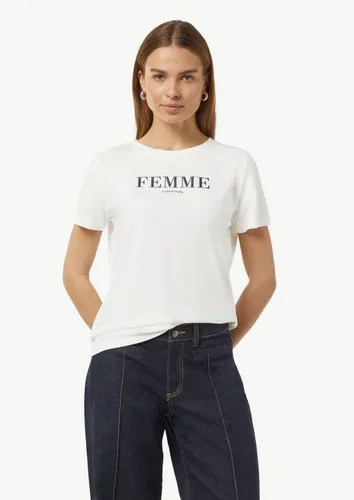 comma Kurzarmshirt T-Shirt T-Shirt mit Artwork