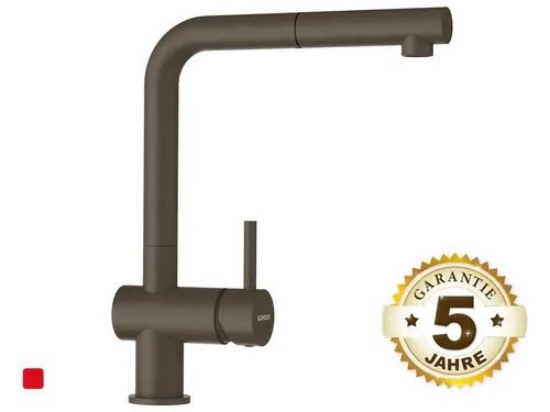 EPOS Bronze (540127BRO) Ausziehbarer Auslauf - Armaturen mit Hochdruck und Rückflussverhinderer für optimale Funktionalität und Langlebigkeit in Ihrer Küche.