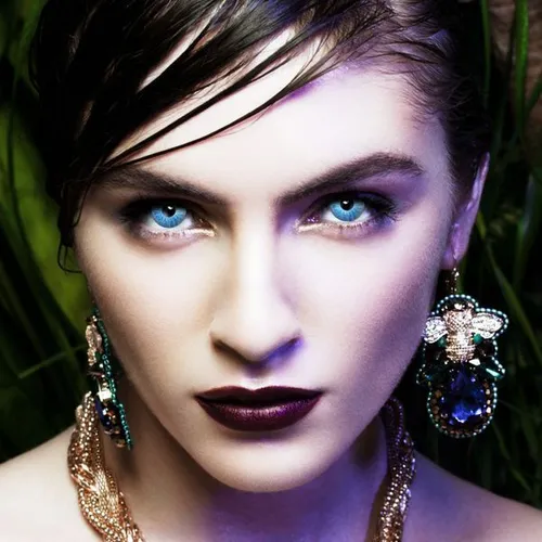 Farbige Kontaktlinsen ohne Stärke Blaue Halloween Jahreslinsen Crazy Farbig Blau