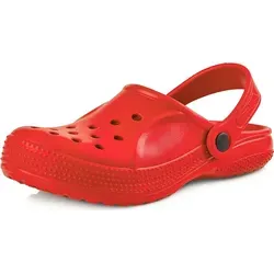 Ladeheid Kinder Mädchen Jungen leichte Eva Clogs Gartenclogs Gartenschuhe KL055 (Rot, 33 EU). - Rot - 33