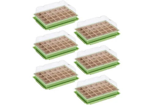 Wellgro Gewächshaus Mini Gewächshaus für 24 Pflanzen