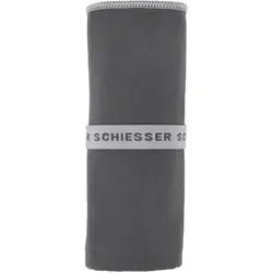 Schiesser Sporthandtuch Mario - 80 x 130 cm - Grau in grau von Schiesser