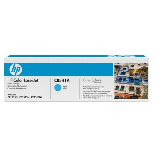 HP Toner CB541A 125A Cyan - Original Toner für HP Color LaserJet CM 1312, bis zu 1.400 Seiten, perfektes Druckergebnis für kleine Büros und Heimanwender