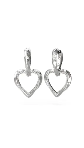 GUESS Ohrringe aus Edelstahl mit Herzdesign von GUESS