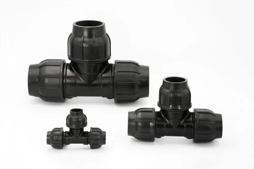 GEBO Steckfitting PE Rohr T-Stück 40mm Abzweig Abzweigung Klemmverschraubung