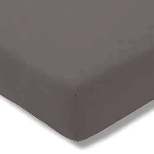 ESTELLA Spannbetttuch Zwirnjersey | Graphit in grau von ESTELLA