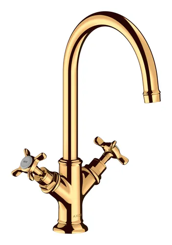 Axor Montreux 2-Griff Waschtischarmatur 210 in gold von AXOR