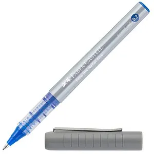 FABER-CASTELL Free Ink Tintenroller grau 0,7 mm, Schreibfarbe: blau, 1 St.