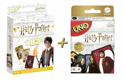 BUNDLE Harry Potter WHOT UNO Kartenspiele Paket Gesellschaftsspiel Spiele
