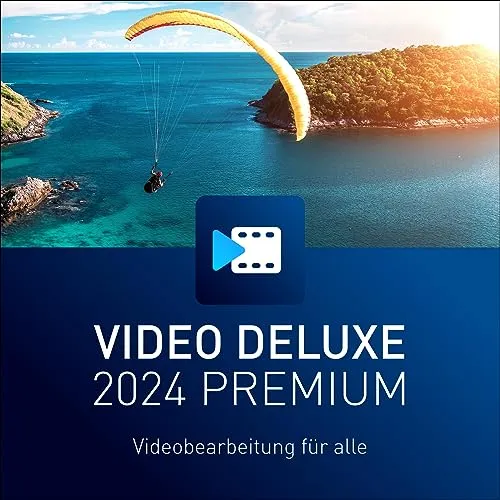 MAGIX Video Deluxe 2024 Premium - Multimedia-Software mit über 1.500 Effekten und schneller Videobearbeitung dank Unterstützung für Intel, NVIDIA und AMD. Ideal für kreative Projekte und professionelle Ergebnisse.