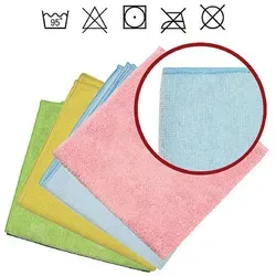 Sprintus SPRINTUS Rainbow PRO Mikrofasertuch – Farbcodiertes Reinigungstuch für Mikrofasertuch blau