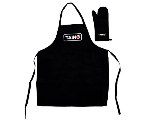 TAINO Grillschürze TAINO Grillschürze mit Grillhandschuh, (Set, Grillschürze + Grillhandschuh)