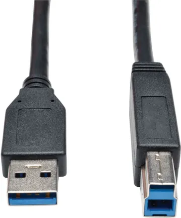 Eaton Tripp Lite Series USB 3.2 Gen 1 SuperSpeed Device Cable (A to B M/M) Black, 6 ft. (1.83 m)