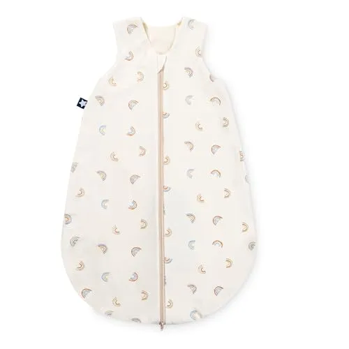 Julius Zöllner Sommerschlafsack Jersey Little Bow 80/86 - Schlafsäcke aus 100% Jersey-Baumwolle, perfekt für warme Sommernächte, hergestellt in Deutschland.