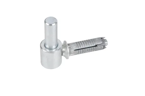 ALBERTS Kloben Torhaken zum Einschrauben Stahl verzinkt Dorn Ø 16 mm Länge 65 mm