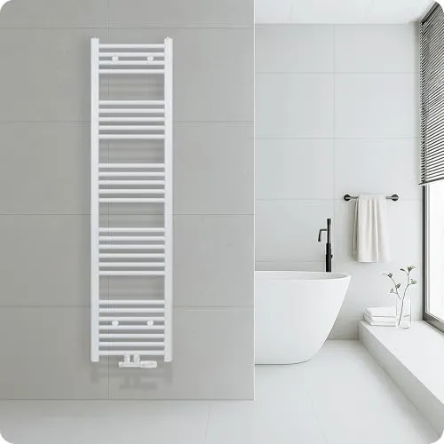 Belrad® Badheizkörper - Moderner Handtuchheizkörper aus Qualitätsstahl - Heizkörper für Badezimmer, aus robustem Qualitätsstahl mit kratzfester Pulverbeschichtung, bietet warme Handtücher und angenehmes Raumklima.