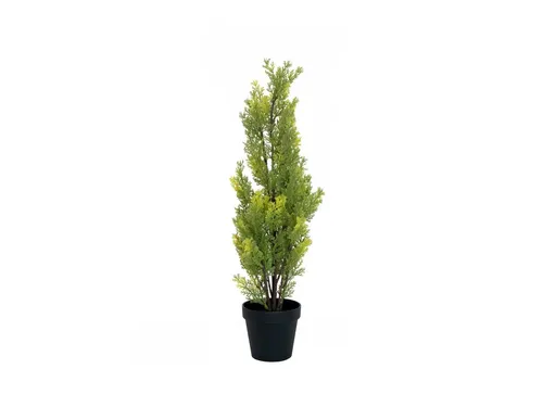 EUROPALMS Zypresse Leyland Kunstpflanze 60cm - Seiden- & Kunstblumen, moderne Zypresse in natürlicher Optik mit naturgetreuen Blättern, ideal für Innen- und Außenbereich.