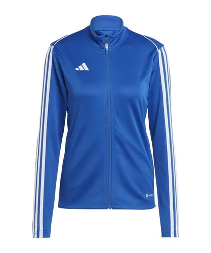 adidas Performance Trainingsjacke - Bequeme Tiro-Jacke für Damen - Trainingsjacke für Damen, atmungsaktiv und schweißableitend, ideal für Sport und Regenwetter. Mit Stehkragen und praktischen Zip-Taschen für optimalen Komfort und Strapazierfähigkeit.