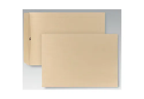 Versandtasche E4 120g braun - 250 Stück - Recycelbare Versandtaschen DIN E4 mit gummierter Klappe, ideal für umweltbewusste Versender. Praktische Packungsgröße von 250 Stück.