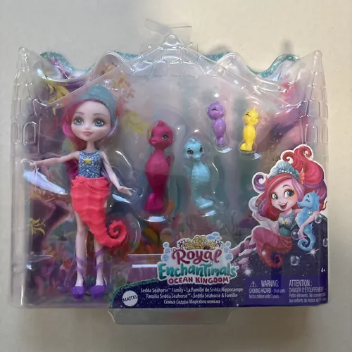 Royal Enchantimals - Ocean Kingdom - Sedda Seahorse Spielset - Neu OVP #