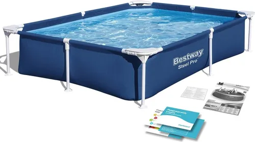 Rechteckiger Rahmenpool 221x150x43 cm Bestway 56401N