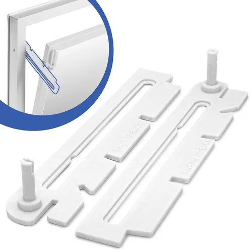 Kippschere Ersatzteil Set Weiß Kellerfenster passend für MEA ISO-14 Kipp E