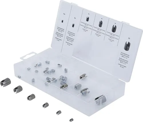 BGS 6845 | Gewindeeinsätze-Sortiment | selbstschneidend | 32-tlg.