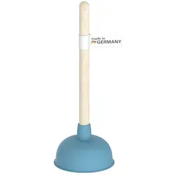 Bunter Pömpel Ø 140 mm in Blau, farbige Saugglocke, WC-Pümpel zur chemielosen Reinigung, Abflussreiniger bei Verstopfung