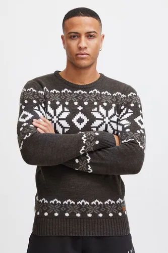 !Solid Strickpullover SDNorwig Strickpullover im Norweger-Look