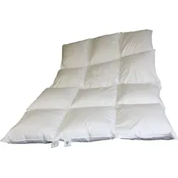 Betten Hofmann Luxus Daunenbettdecke 155x220 - Allergiker Bettdecken - Traumhaft warme 8cm Hochsteg Daunenbettdecke mit 1800g sibirischen Gänsedaunen, ideal für Menschen mit hohem Wärmebedürfnis, waschbar bis 60°C und für Hausstauballergiker geeignet.