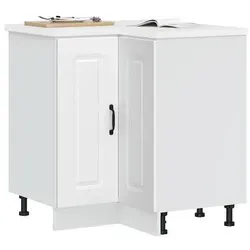 vidaXL Küchen-Eckunterschrank Kalmar Weiß von vidaXL