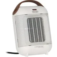 DeLonghi Heizlüfter HFX30C18.IW Capsule 1800 Watt - Kompakter Heizlüfter in Ivory White mit Keramik-Heizelement, Frostschutzfunktion und Kippsicherung. Ideal als Zusatzheizung und auch als Ventilator für kühle Brisen im Sommer.